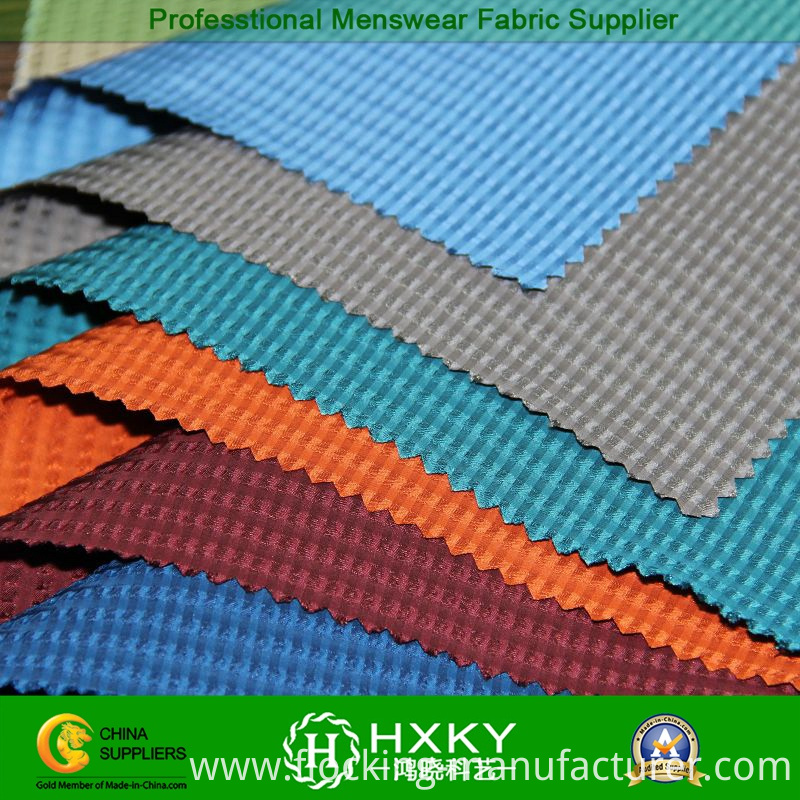 Bubble Plaids Design with Poly Semi Memory Fabric
